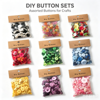 Botones de Resina al por Mayor para Manualidades, Colores Surtidos, Ojos de Botón para Coser Ropa, Scrapbooking, Envoltura de Regalos, Manualidades Infantiles