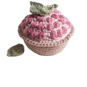 2024 สินค้าใหม่มาใหม่ Amigurumi ที่กําหนดเองถัก Handmade โครเชต์อมยิ้มตกแต่งเค้ก - Product Image 1