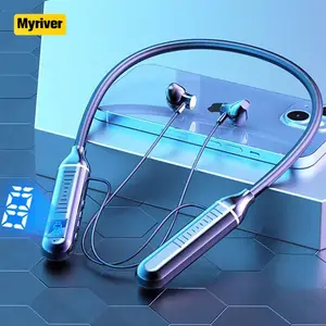 Myriver 1样品可以直接送货戴颈无线耳机降噪耳机Bt 5.2玩游戏耳机