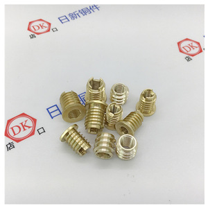 Zhuji Rixin Brass Metric <b>Thread</b> <b>Inserts</b> Slotted Internal External <b>Thread</b> Repair Bushings ISO7040 Fully Threaded Copper - Product Image 5