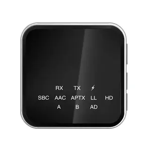 LE507 Kleiner Freisprech-Funk adapter Paar Zwei Kopfhörer Bluetooth 5.2 Audio empfänger Sender mit APT X Geringe Latenz