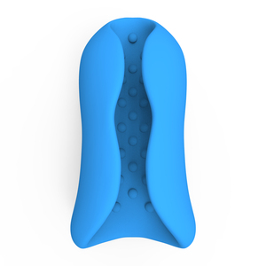 UTOPIA, masturbador masculino TPE de manga abierta, copa de entrenamiento de resistencia con cuentas, Juguetes sexuales Stroker de manga abierta suave - Product Image 1