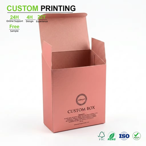 Boîte à maquillage personnalisée en gros, boîte à maquillage LED avec finition rose mat pour <span class=keywords><strong>abonnement</strong></span> <span class=keywords><strong>mensuel</strong></span> de beauté, marque en gros - Product Image 1