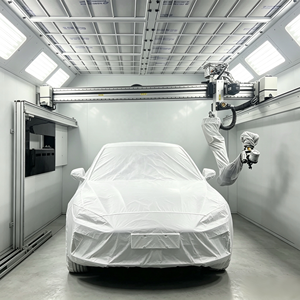 Système robotisé de pulvérisation de peinture automobile sans pilote, modélisation 3D hors ligne sans enseignement manuel, pour une épaisseur de film stable - Product Image 5