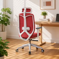 Chaise de bureau ergonomique de luxe moderne avec accoudoirs réglables pour salle de conférence, salle de réunion, gaming, travail informatique, bureau de direction et bureau à domicile