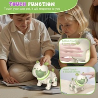 AI Smart RC Robot Chien Jouet Tactile Interactif Intelligent Télécommande Enregistrement Chant Danse Apaisant Chien de Compagnie avec Lumière LED