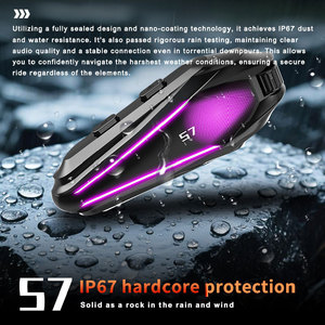 Nuevo Auricular para Casco de Motocicleta S7, <span class=keywords><strong>Intercomunicador</strong></span> Multimarca con Reducción de Ruido para Conducir - Product Image 3