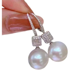 WENCHI S925 Argent DIY Accessoires en perles Plateau vide avec perles de 8-12 mm Crochet d'oreille Bijoux chinois à la mode Modèle 11534 - Product Image 5