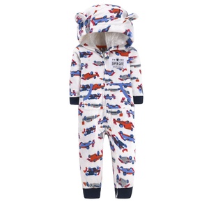 <span class=keywords><strong>Pyjama</strong></span> à rayures pour bébés, vêtement de nuit épais, combinaison en molleton, bon marché, hiver, pour nourrissons garçons et filles, - Product Image 5
