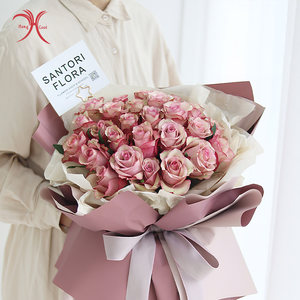 Bán Buôn Chất Lượng Cao Matte Và Dày Hoa Giấy Gói Tùy Chỉnh Màu Sắc Biểu Tượng Hàn Quốc Hoa Giấy Gói - Product Image 5