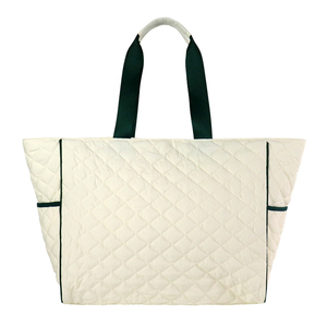 เหมาะสำหรับไม้เทนนิส กระเป๋าโท้ตสไตล์สปอร์ต สไตล์กีฬากลางแจ้ง ผ้าฝ้ายรีไซเคิล สายปรับได้ จัดเก็บง่าย - Product Image 4