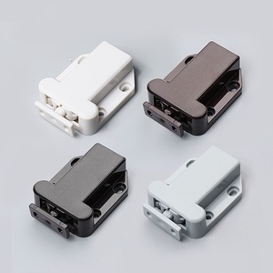 Porte de placard invisible moderne en plastique, à verrouillage automatique, ignifuge, avec rebondisseur/bip, installation facile pour la cuisine, le salon - Product Image 4