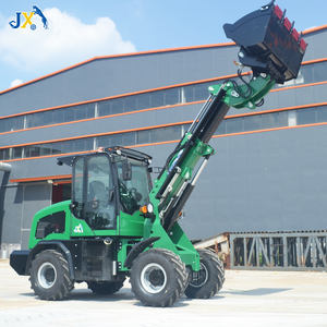 Vente directe d'usine chinoise Chargeuse sur pneus télescopique mini 4x4 pour travaux de construction Garantie 1 an avec bras télescopique - Product Image 1