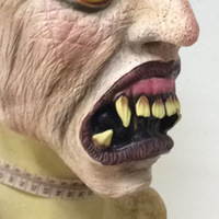 Masque de zombie d'horreur pour Halloween, accessoire de farce amusant en latex, accessoires de cosplay pour maison hantée