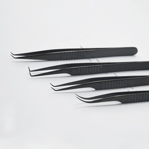 Embouts de fibres supérieures à bas prix Extensions de cils Pince à épiler Extensions de cils légères Pince à épiler Points ultra fins et facile à utiliser - Product Image 1