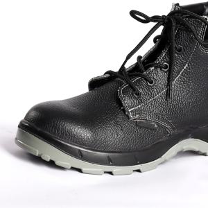 Vente en gros à bas prix Chaussures de sécurité de jogging de sécurité en cuir gaufré à bout en acier coupe moyenne - Product Image 5