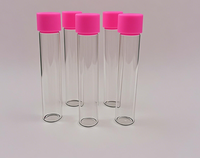 109 tubes en verre avec bouchon CR, sérigraphiés, emballage en rouleau de haute qualité, bouchons à vis colorés, flacons pour boissons énergisantes
