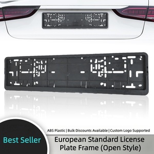 Portaplacas para Coche, Marco para Matrícula Estilo Europeo de Plástico PP Abatible, Marco para Matrícula Personalizado - Product Image 3