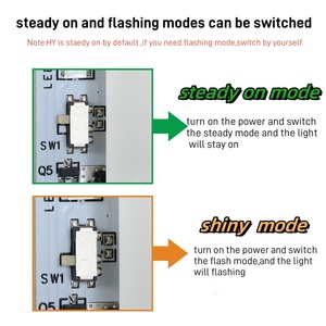 12V <span class=keywords><strong>24V</strong></span> 220V một lớp 2 lớp 3-Lớp <span class=keywords><strong>LED</strong></span> nhấp nháy cảnh báo Stack tháp ánh sáng với buzzer còi báo động an ninh lammp cho máy - Product Image 3