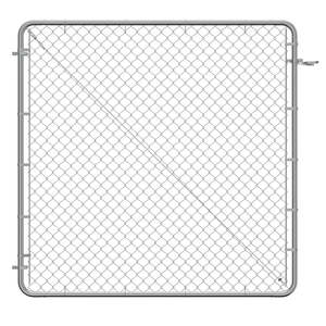 Vendite calde catena di recinzione 6ft diamante zincato giardino esterno scherma di sicurezza vista chiara per il cortile - Product Image 6