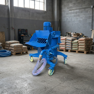 Mélangeur de ciment électrique KY-650 250L, mélangeur à béton sur pied bleu, moteur 4KW 1420 tr/min, décharge de pâte - Product Image 2