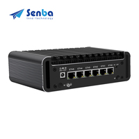 SII-ADLN--6L 6 LAN 2.5GbE I226V DDR5 Max 32GB HD Type-C 5*USB TF TPM Optional 12V Mini-Firewall-Router