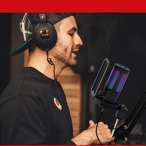 Micrófono profesional de condensador de transmisión en vivo, para juegos, RGB, USB, grabación, estudio, U850, nuevo modelo - Product Image 5