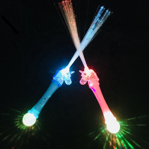 Mới Lạ Chất lượng cao linh hoạt khủng long <span class=keywords><strong>LED</strong></span> Wand uốn cong sợi quang nhấp nháy ánh sáng Stick cho trẻ em Nguồn cung cấp bên sinh nhật - Product Image 1