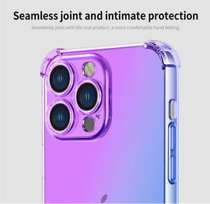 Custodia Bicolore per <span class=keywords><strong>iPhone</strong></span>, Cover Sfumata Colorata Graduale per <span class=keywords><strong>iPhone</strong></span> 15, Custodia Laser Sfumata per <span class=keywords><strong>iPhone</strong></span> 16 17 Trasparente - Product Image 6