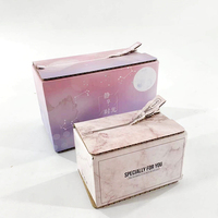Caja de cartón corrugada con sello automático, caja de papel de marca personalizada