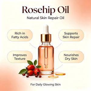 Huile de graines de rose musquée pressée à froid, qualité thérapeutique, vente en gros, réparation cutanée, anti-âge, ingrédients cosmétiques, fabricant - Product Image 2