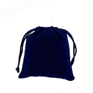 Pochettes en velours personnalisables avec cordon de serrage, sacs cadeaux en tissu floqué anti-poussière pour bijoux, colliers, bracelets et bagues - Product Image 1