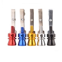Sifflet d'échappement universel en aluminium pour simulateur de voiture Taille M
