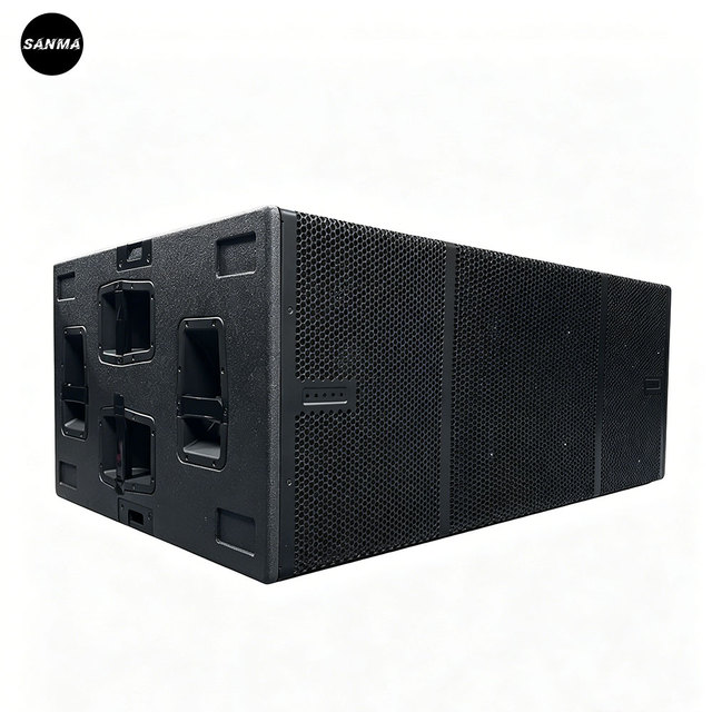 VIO S218 Dual 18 Inch Active High Power Subwoofer 1500W RMS 6000W Peak 28Hz Birch floor speakers