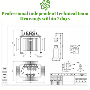Transformateurs de puissance triphasés 415v à 11kv 15kv 400v Transformateur de distribution Stepdown Transform 5.6kw - Product Image 3