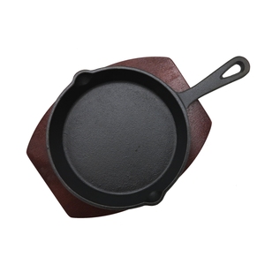 Mini poêle en fonte avec deux becs verseurs, poêle à frire robuste pour un usage quotidien - Product Image 3