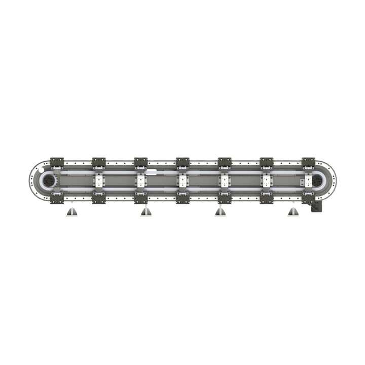 Circular guide rail conveyor line precision vertical chain rail ...