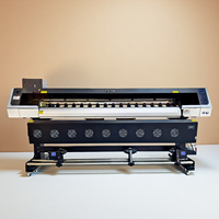 Impresora de Inyección de Tinta Eco Solvente Digital Yinstar De Impression de 2.1m con 2 Cabezales I3200 para Impresión de Pancartas Flexibles y Papel Fotográfico