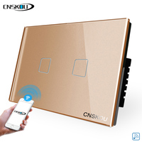 CNSKOU US/AU Wifi Google/Alexa Domotique 10A Tuya Smart Ewelink Interrupteur Mural Tactile Intelligent pour Maison Connectée