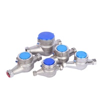 Medidor de Agua Fría de Acero Inoxidable DN25 de Alta Calidad y Bajo Precio, Multichorro, con Dial Seco y Conexión Roscada