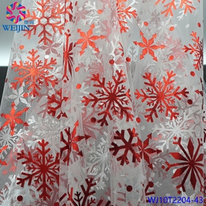 Nuovo Tessuto <span class=keywords><strong>in</strong></span> Maglia Power Mesh con Stampa Fiocco di Neve Dorato 2026, Tessuto a Rete Lucido per Abiti Festivi, Gonne da Palcoscenico e <span class=keywords><strong>Abbigliamento</strong></span> - Product Image 2