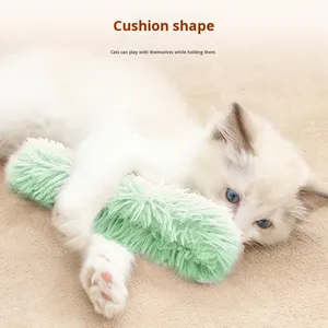 Almohada para gatos respetuosa con el medio ambiente, suministros para mascotas de felpa, juguete de papel de autoservicio interactivo con juguete con sonido de hierba gatera - Product Image 3