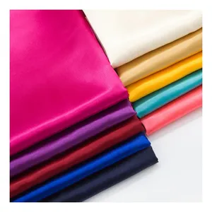 High Quality 95% Polyester 5% Spandex Shining Satin Stretch Knitted Sleepwear Fabric For 2023 Spring And Summer