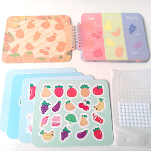 Livre d'éveil personnalisé pour enfants Montessori activité éducative apprentissage bébé livres silencieux pour enfants impression en <span class=keywords><strong>langue</strong></span> <span class=keywords><strong>anglaise</strong></span> - Product Image 2