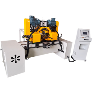 Máquina Automática CNC Servo para Biselado y Desbarbado <span class=keywords><strong>de</strong></span> Tubos Redondos y Varillas Metálicas <span class=keywords><strong>de</strong></span> Doble Extremo - Product Image 1