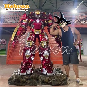 Statua in Resina Personalizzata a Grandezza Naturale dell'Armatura Hulkbuster di <span class=keywords><strong>Marvel</strong></span>, Statua Collezionabile in Vetroresina di Iron Man MK44 - Product Image 2