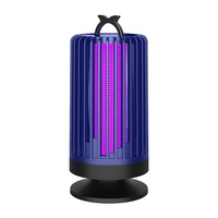 Nouvelle lampe anti-moustiques électrique, lampe UV, tube UV, utilisation domestique, extérieur, rechargeable par USB, dispositif de piégeage de moustiques de type aspiration