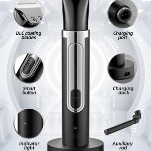 Kit de Aseo Moderno 4 en 1 para Hombres y Mujeres, Recortador de Cejas, Vello Facial y Nasal, Impermeable IPX6, Motor Potente, Alimentación USB, Indoloro - Product Image 3