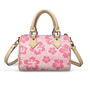 Vente directe fournisseur – Sac oreiller portable pour <span class=keywords><strong>femme</strong></span> en PU, motif feuille de bananier, style Hawaï, impression à la demande - Product Image 3