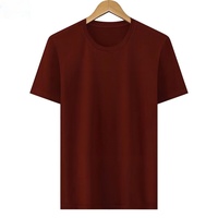 Camiseta de Verano Personalizada OEM para Hombre, Manga Corta, Color Sólido, Serigrafía, 100% Poliéster, Corte Holgado Informal para Jóvenes y Adultos
